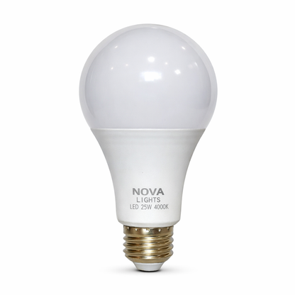 Nova Lights E27 LED Bulb Natural White 4000K (3W - 25W)